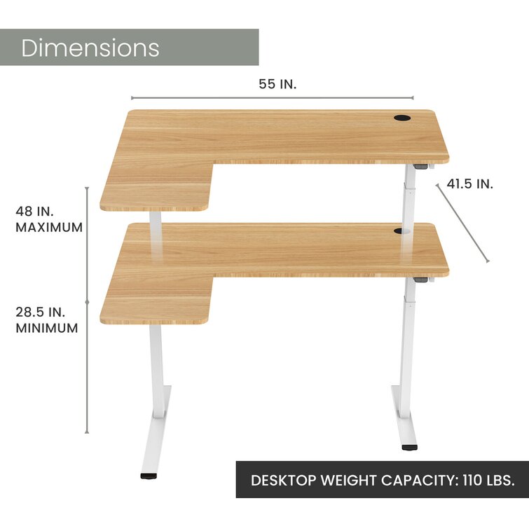 Hanover Kids 39.5 in x 19.5 in x 21.7 in Metal Portable Sit-Stand