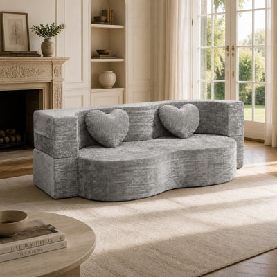 Upholstered 78.76 " Curved Sectional