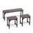 Ilias 3 Piece Set Side Chairs with Bench