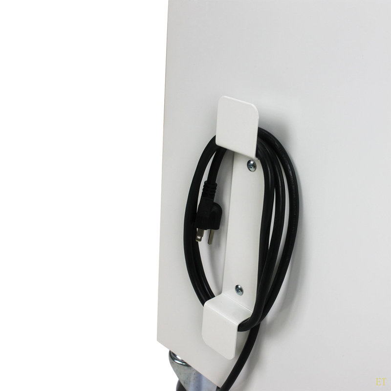 Mobile Charging Cart And Cabinet For Tablets Laptops 30-Device With Combination Lock, Antique White