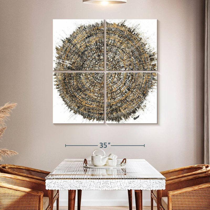 Avery Mysterious Tree Ring, 45" H x 45" W