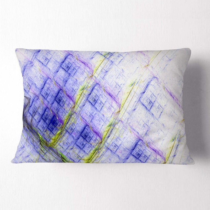 Coussin lombaire à grille de lumières Abstract