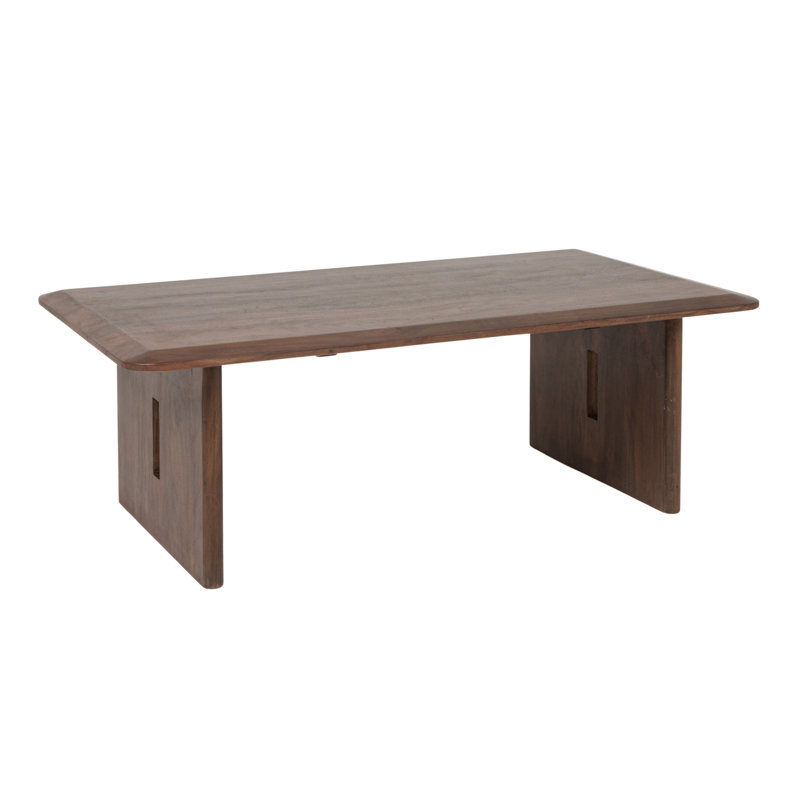 Gideon Acacia Wood Rectangular Coffee Table