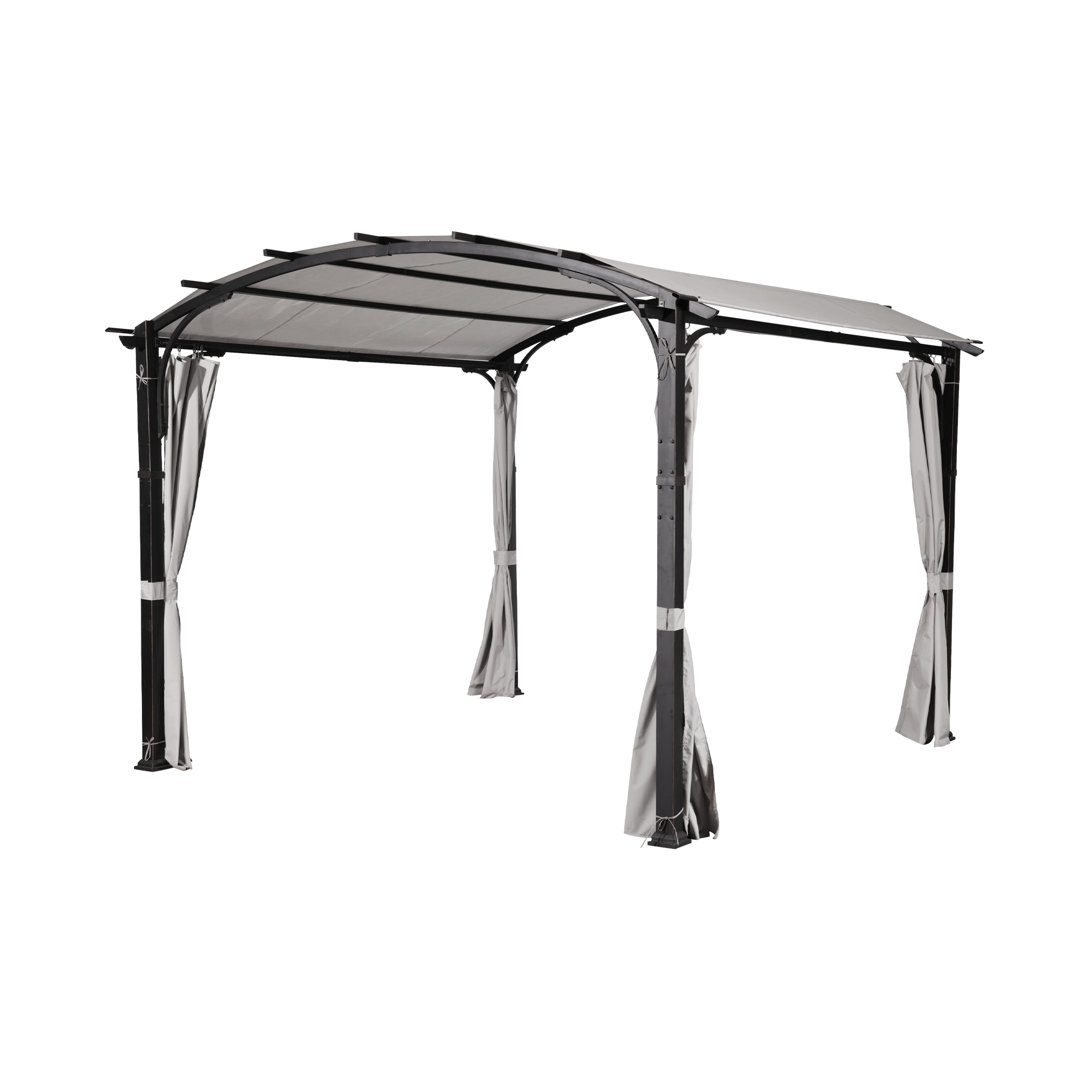11 Ft. W x 10 Ft. D Metal Pergola with 
