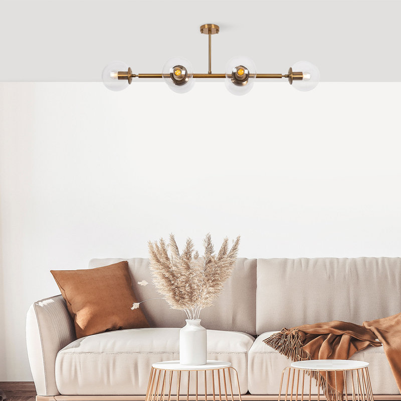 Luper 6 - Light Kitchen Island Pendant, Gold