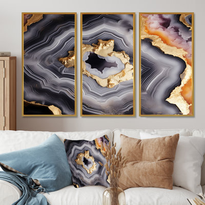 Everlee - Ensemble de décoration murale en marbre