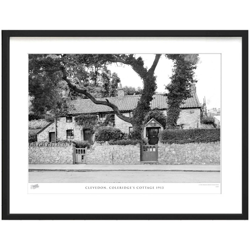 Clevedon, Coleridge - Single Picture Frame Print, 60cm H X 80cm W x 2cm D