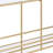 Kenda Rectangular Bar Cart in Gold
