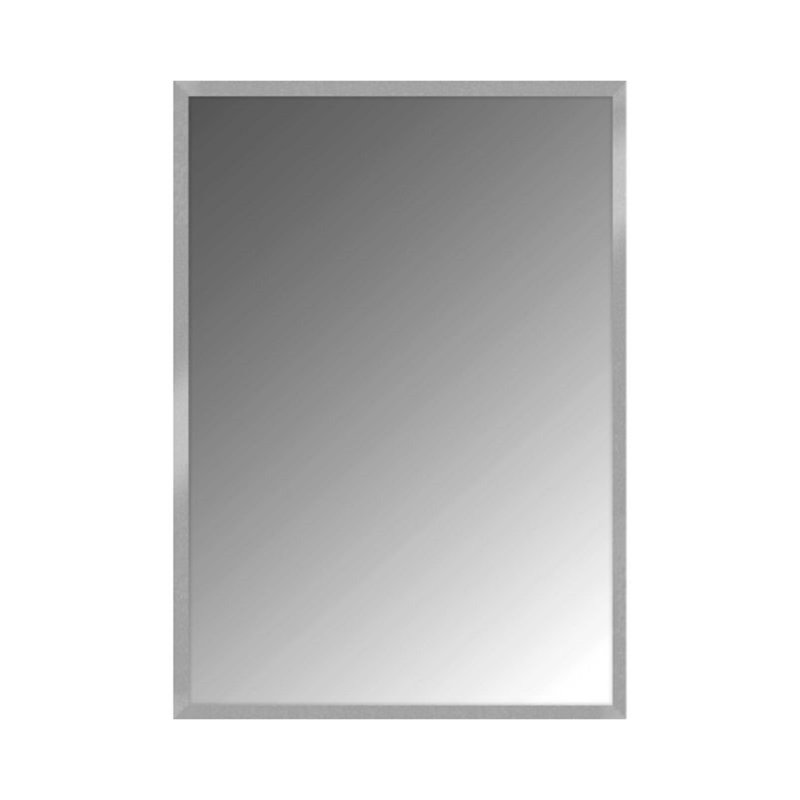 nielsen Home Wooden Wall Mirror, 70cm H x 50cm W, Silver