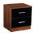 Walnut/Gloss Black selected