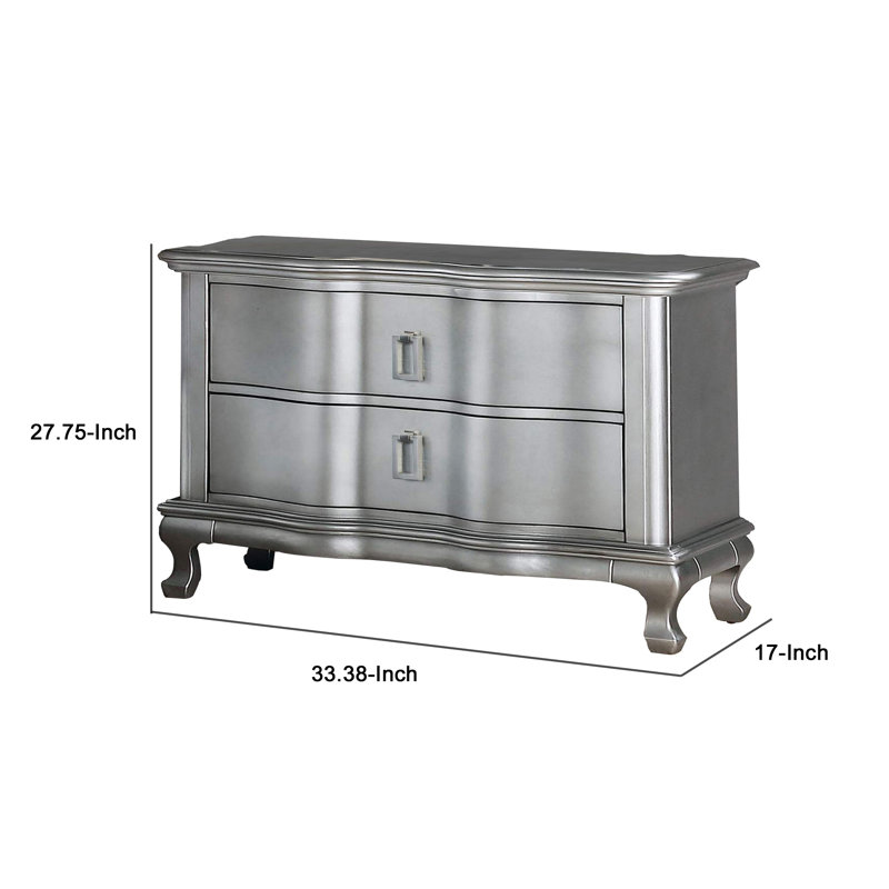 Table de chevet 2 tiroirs Melway