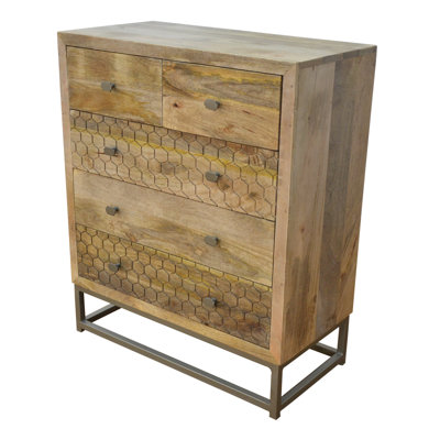 Commode d’appoint 5 tiroirs Moshe
