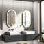 Ashlie Aluminium Oval Wall Mirror-1585772288