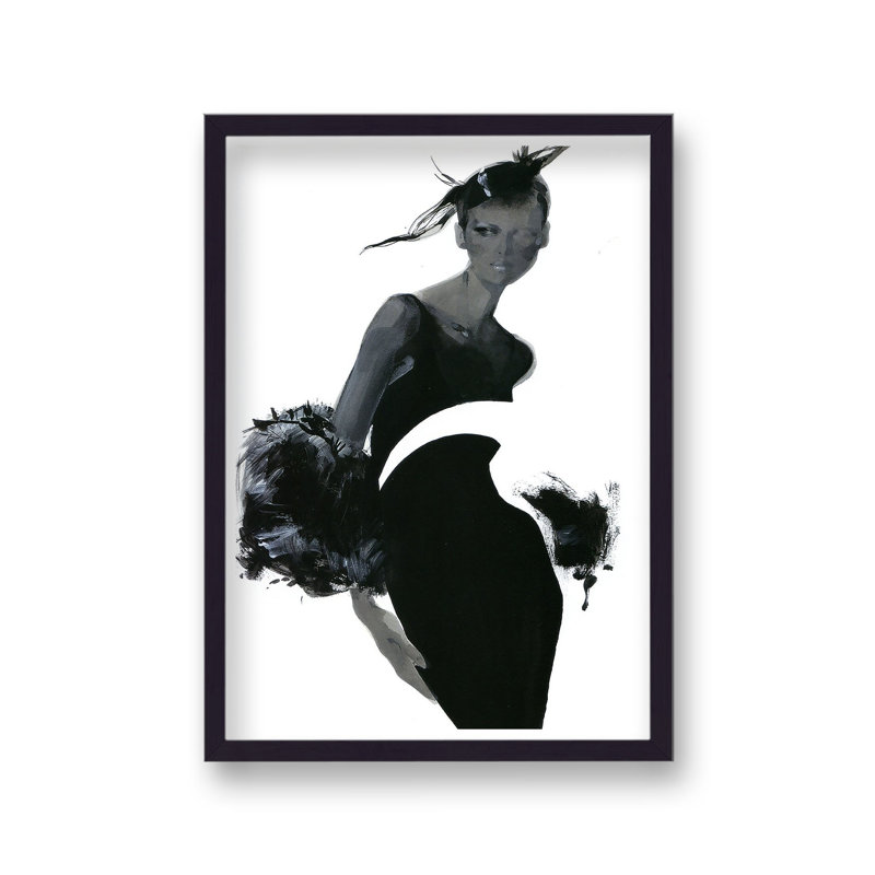 David Downton Dior Couture - Single Picture Frame Print