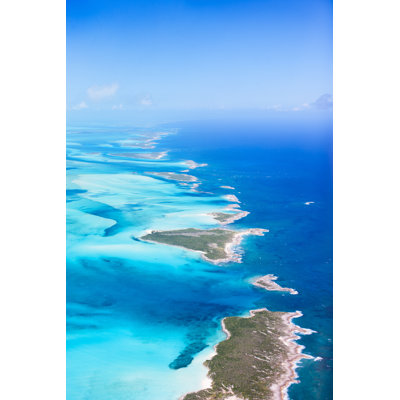 Bahamas Aerial - Wrapped Canvas Print