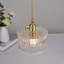 Luminaire suspendu en verre Water Ripple