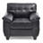 Moran Faux Leather Armchair-207826074