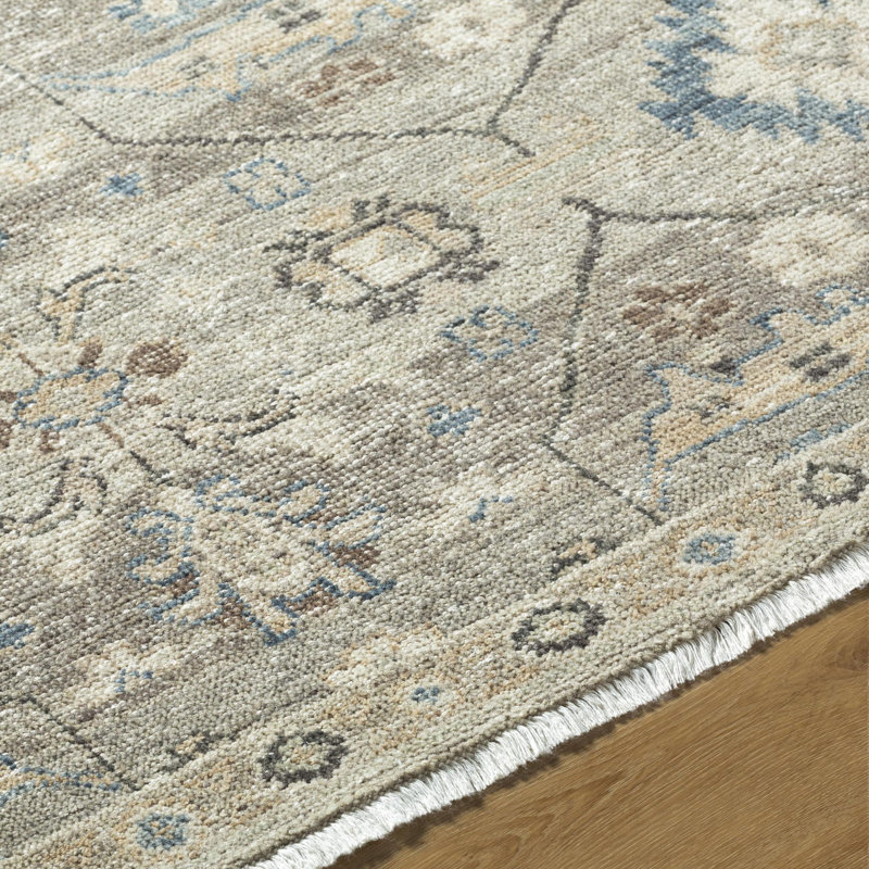 Rectangle Anelka Wool Area Rug, Rectangle 2' x 3'