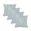 Ensemble de 4 coussins carrés de couleur unie à franges Wasson-454195807-454195777-454195805