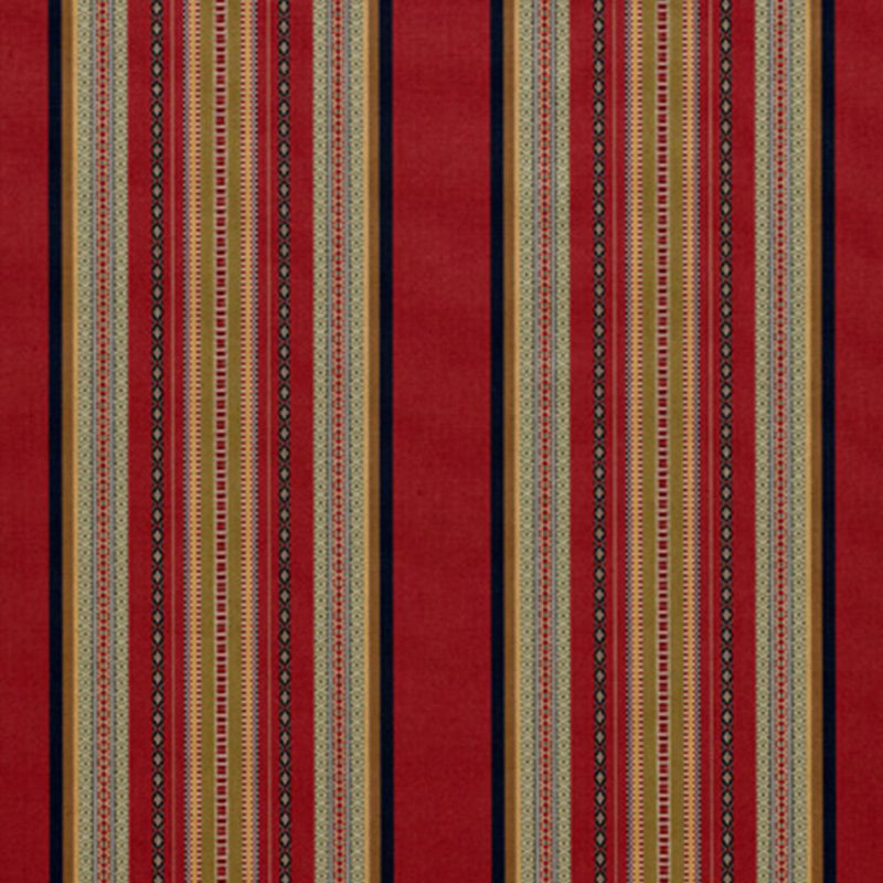 Wellington Stripe Fabric, Red