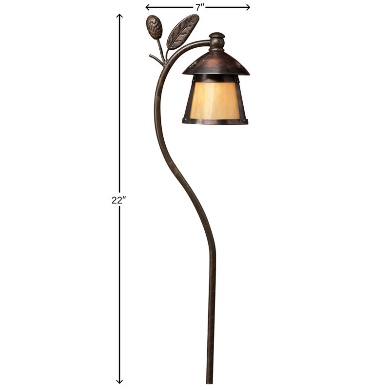 Aspen Sienna Bronze Low Voltage Metal Pathway Light