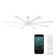 Size Matters 8-Blade Smart Ceiling Fan With Remote Control Included, Works With Alexa and iOS / Android App