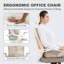 Chaise de bureau ergonomique robuste avec support lombaire et appui-tête réglables, chaise d'ordinateur pivotante à haut dossier, chaise de bureau en filet respirant, roues silencieuses en polyuréthane, chaise de travail à accoudoirs rabattables-223458785-223458784