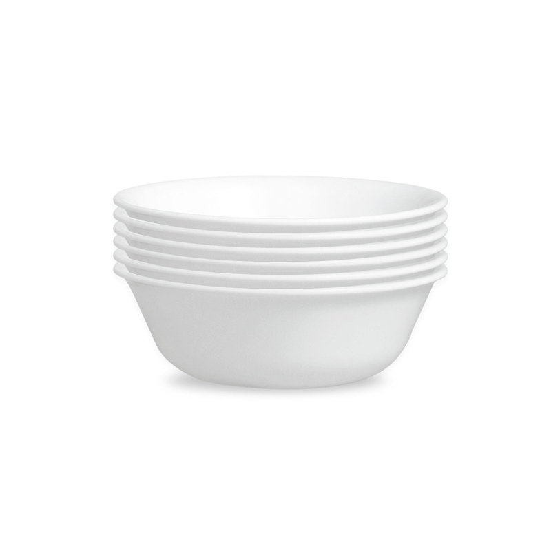 Corelle Winter Frost White 18-ounce Cereal Bowls, 6-pack