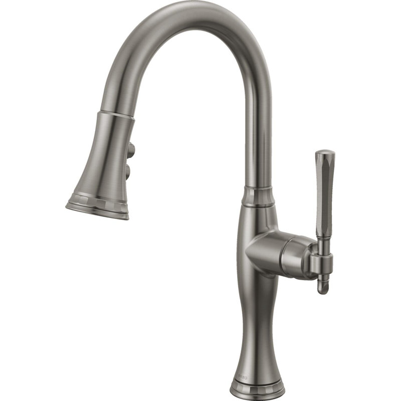 Pull-Down Prep Kitchen Faucet, Luxe Steel