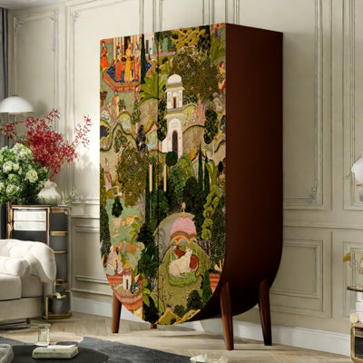 Armoire haute à deux portes Vintage