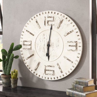 Merrionette Solid Wood Wall Clock