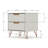 Rockefeller 20" Nightstand In Off White (2-Drawer)-238041608