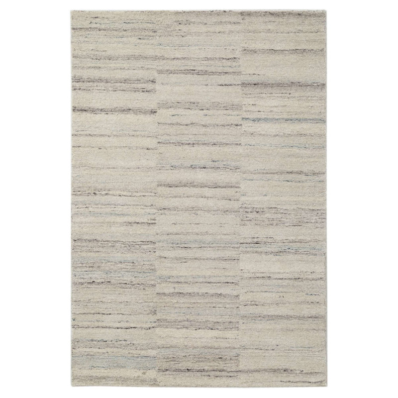 Tapis en laine touffeté à la main, Rectangle 7 pi 6 po x 9 pi 6 po