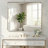 Aevar Wall Mounted Bathroom and Vanity Mirror With Tempered Glass and Aluminum Frame-410650465-410650464