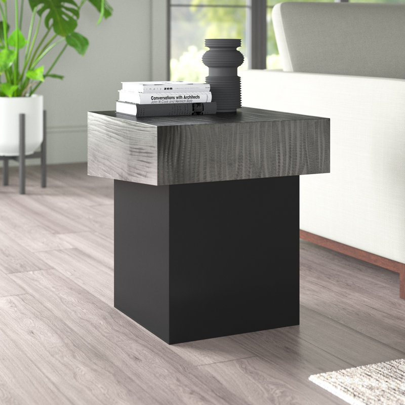 Table de bout Bardette Block, Argent