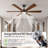 Modern 6 Blade Solid Wood Ceiling Fan With Led Light And Remote-670455145-670455149-670455148