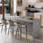 72" Kitchen Island with Seating,Wood Kitchen Island Sets With Wine Storage And 4 Bar Stools
