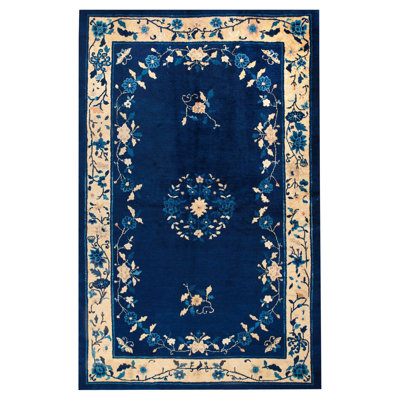 Tapis chinois du début du 20e siècle (5 pi x 7 pi 9 po - 152 x 236 po)