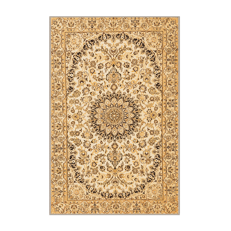 Tapis oriental rectangulaire fabriqué à la machine 7 pi x 9 pi Philipine