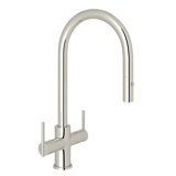 Pirellone 2 Lever Pull Down Kitchen Faucet