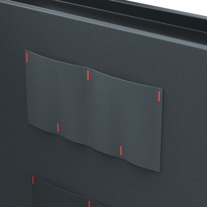 Black Fireproof Digital Gun Safe with Dual Lock System