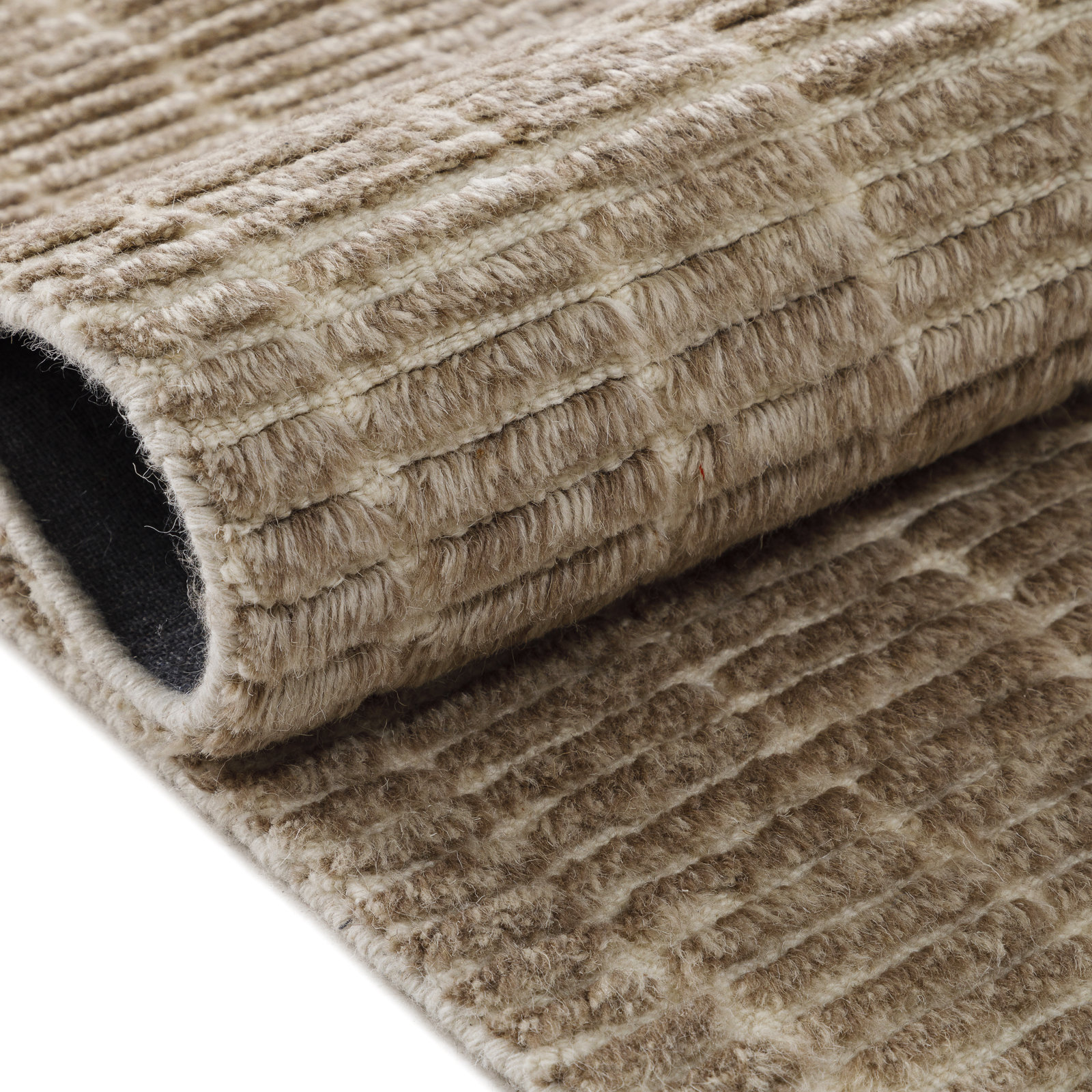 Debra Hand-Tufted Striped Wool Rug, Rectangle 2' x 3'