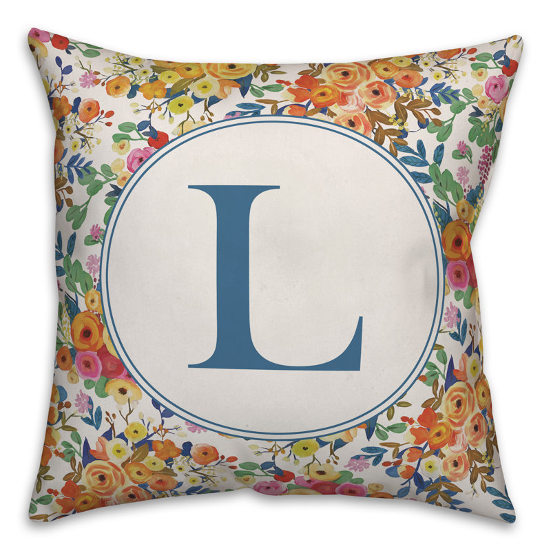 Housse et insert de coussin carré Wildflower, L