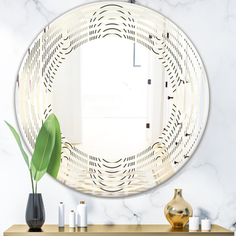 Miroir mural Wave, H 24 po x l 24 po