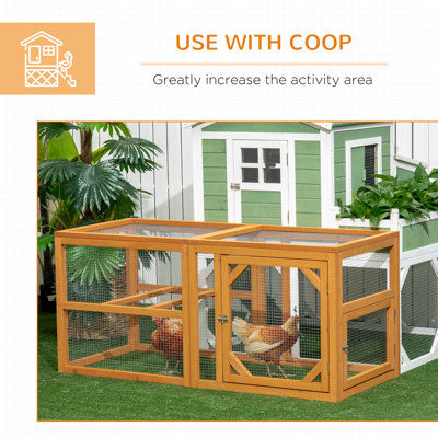 Deavante 9.3 Square Feet Chicken Run