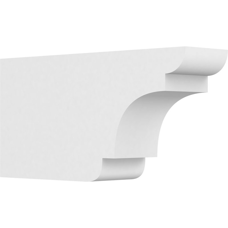 Queue de chevron standard en PVC de qualité architecturale New Brighton, H 10 po x l 5 po x P 20 po