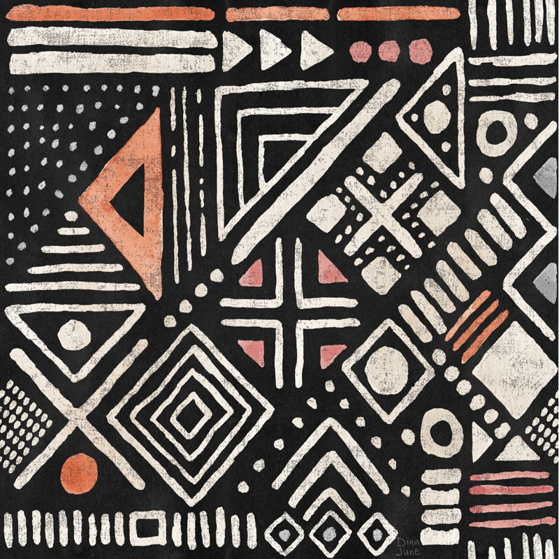 " Kasbah Crush Pattern IVB " by Dina June, 20" H x 20" W x 1.25" D