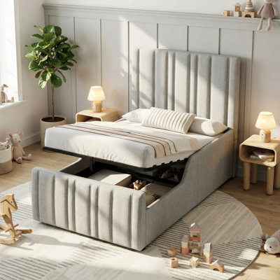 Metal Ottoman Storage Bed