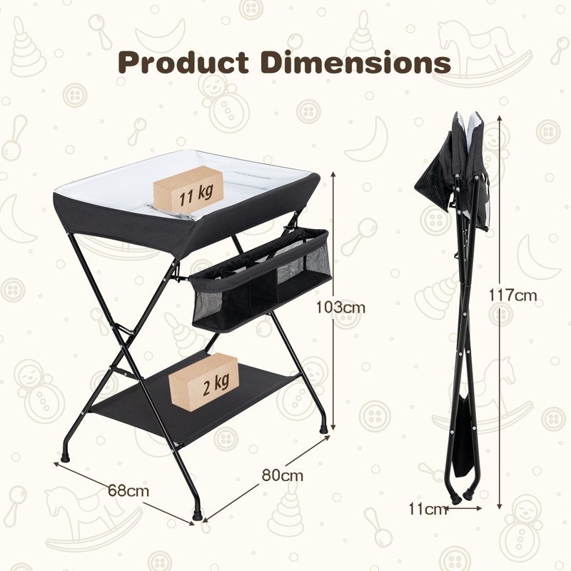Chivers Changing Table, Black
