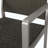 Aluminum Barstools with PE Rattan Seat, Set of 2
